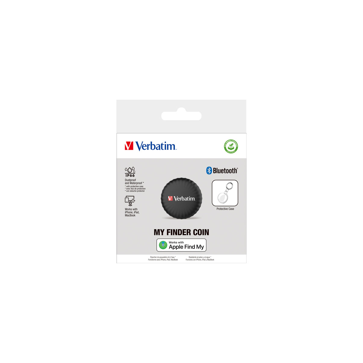 Bluetooth Tracker My Finder Coin MYFC-01B Apple Find My App