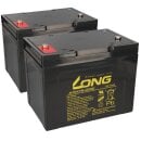 2x Kung Long Bleiakku Batterie KPH75-12NE M6 12V 75Ah AGM...