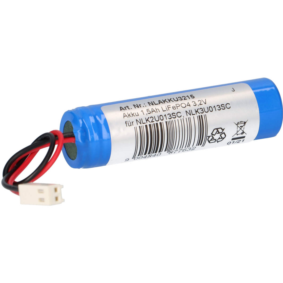Akku kompatibel zu Fischer AS-0320-0150-18650-LI-01 LiFePO4 3,2V 1,5Ah