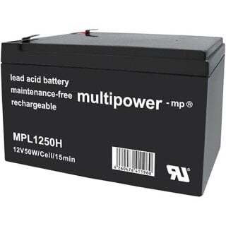 Multipower Blei Akku MPL1250H AGM Hochstrom 12V 14Ah