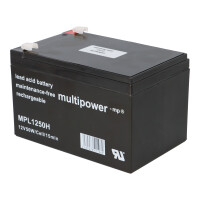 Multipower MPL1250H AGM Hochstrom-Longlife-Akku 12V 14Ah &nd