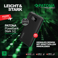 PATONA Premium Powerbank Stark 3.0 PD20W 10.000mAh – 1