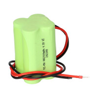 Notleuchten-Akku 4,8V 2000mAh NiMH AA / Mignon 7