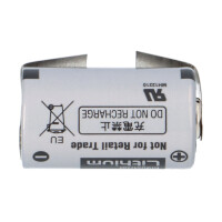 Panasonic CR2Z Lithium Batterie 3V 1000mAh mit U-Lötfah