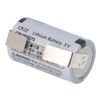 Panasonic CR2Z Lithium Batterie 3V 1000mAh mit U-Lötfah