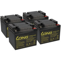 Akku Batterie Roller Elektromobil E-Scooter E Rex 1500 4x 12