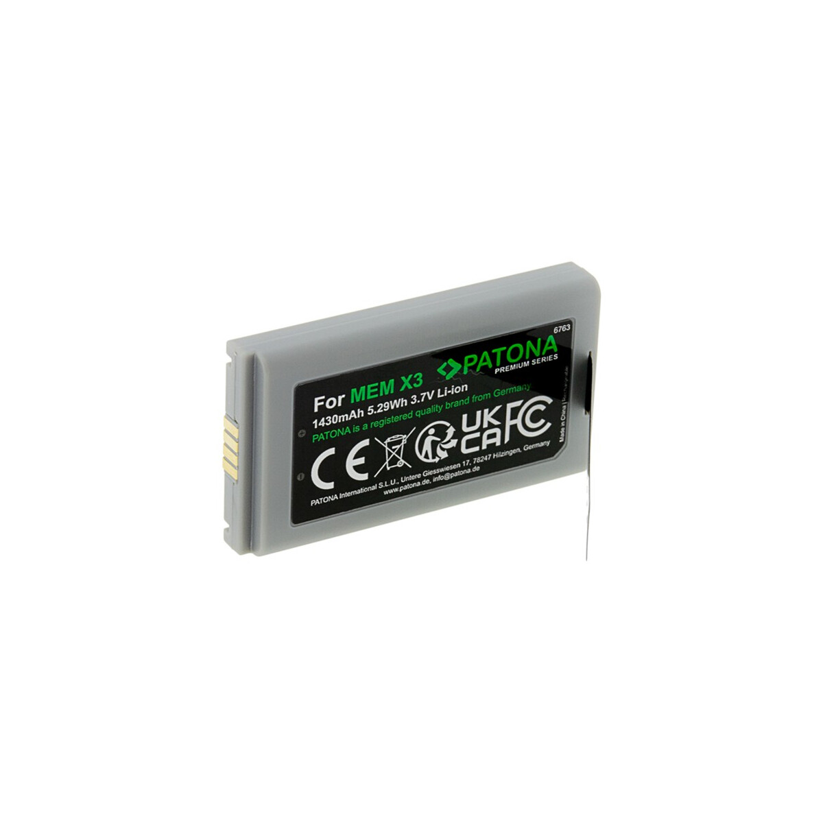 Batteria Cellonic 1100mAh 3.7V Per Datalogic Memor X3 E Memor NFP – Lunga Durata E Sicurezza