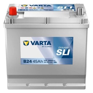 VARTA B24 Black Dynamic 12V 45Ah 300A Autobatterie 545 079 030