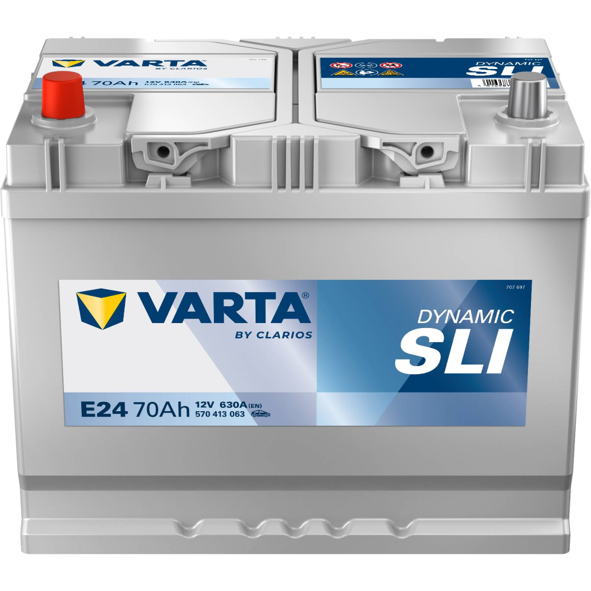 VARTA E24 Blue Dynamic 12V 70Ah 630A Autobatterie 570 413 063