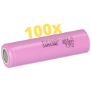 100x Samsung ICR 18650 Akku 26MJ 2600 mAh 3,6 Volt