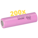 200x Samsung ICR 18650 Akku 26MJ 2600 mAh 3,6 Volt