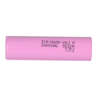 1000x Samsung Akku ICR 18650 26MJ 2600 mAh 3,6V 26JM 4