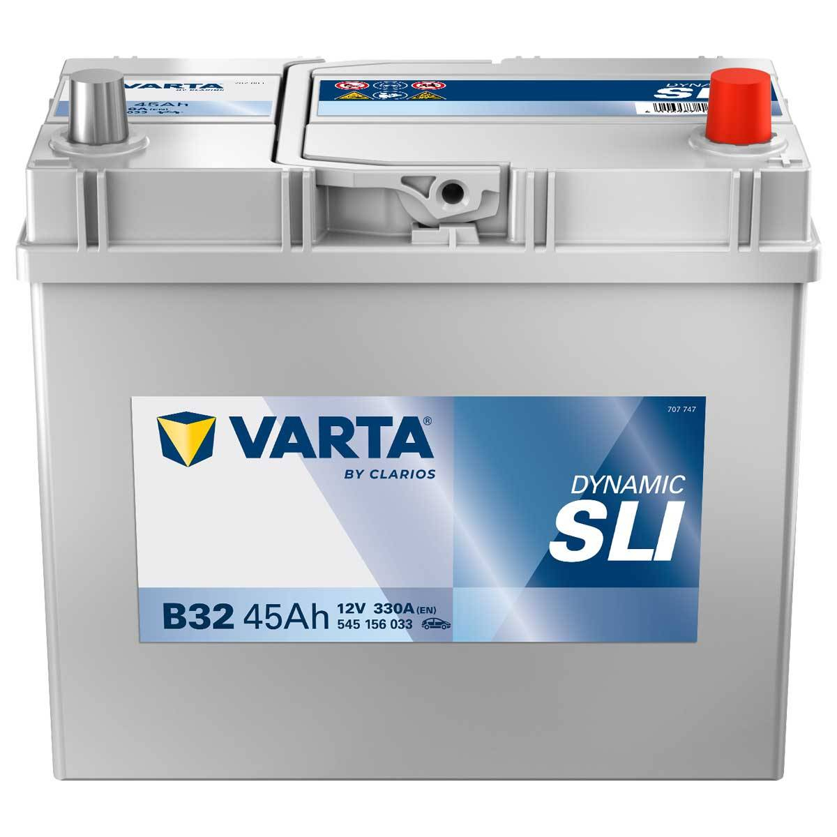 VARTA B32 Blue Dynamic 12V 45Ah 330A Autobatterie 545 156 033