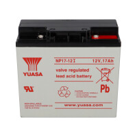 Yuasa NP17-12I AGM-Bleiakku 12V 17Ah VdS – M5-Innengew