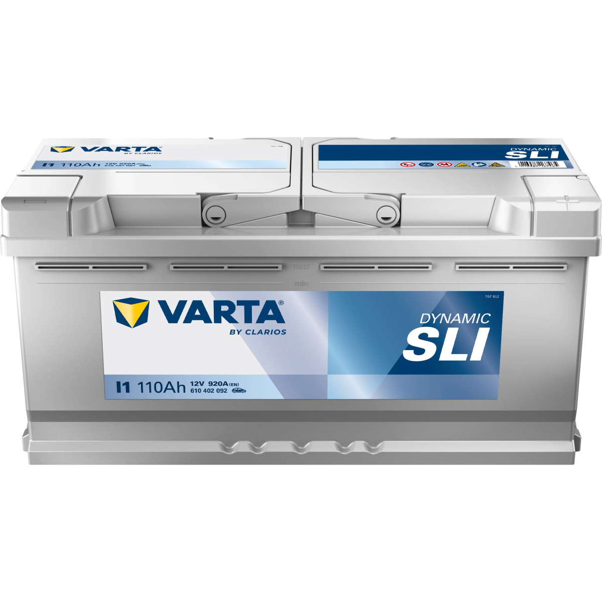 VARTA I1 Silver Dynamic 12V 110Ah 920A Autobatterie 610 402 092