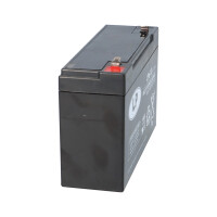 Landport LP6-12 T1 6V 12Ah AGM Bleiakku VdS 4,8 mm Faston 5
