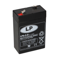 Landport Blei Akku LP6-2,8 6V 2,8Ah AGM T1 wartungsfrei 1