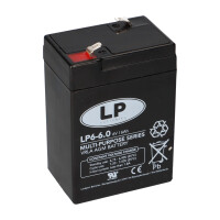 Landport Blei Akku LP6-6,0 6V 6Ah AGM T1 productbox