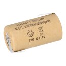 10x XCell Sub-C Hochleistungsakku mit Z- Lötfahne - 1,2V 2000 mAh Ni-CD