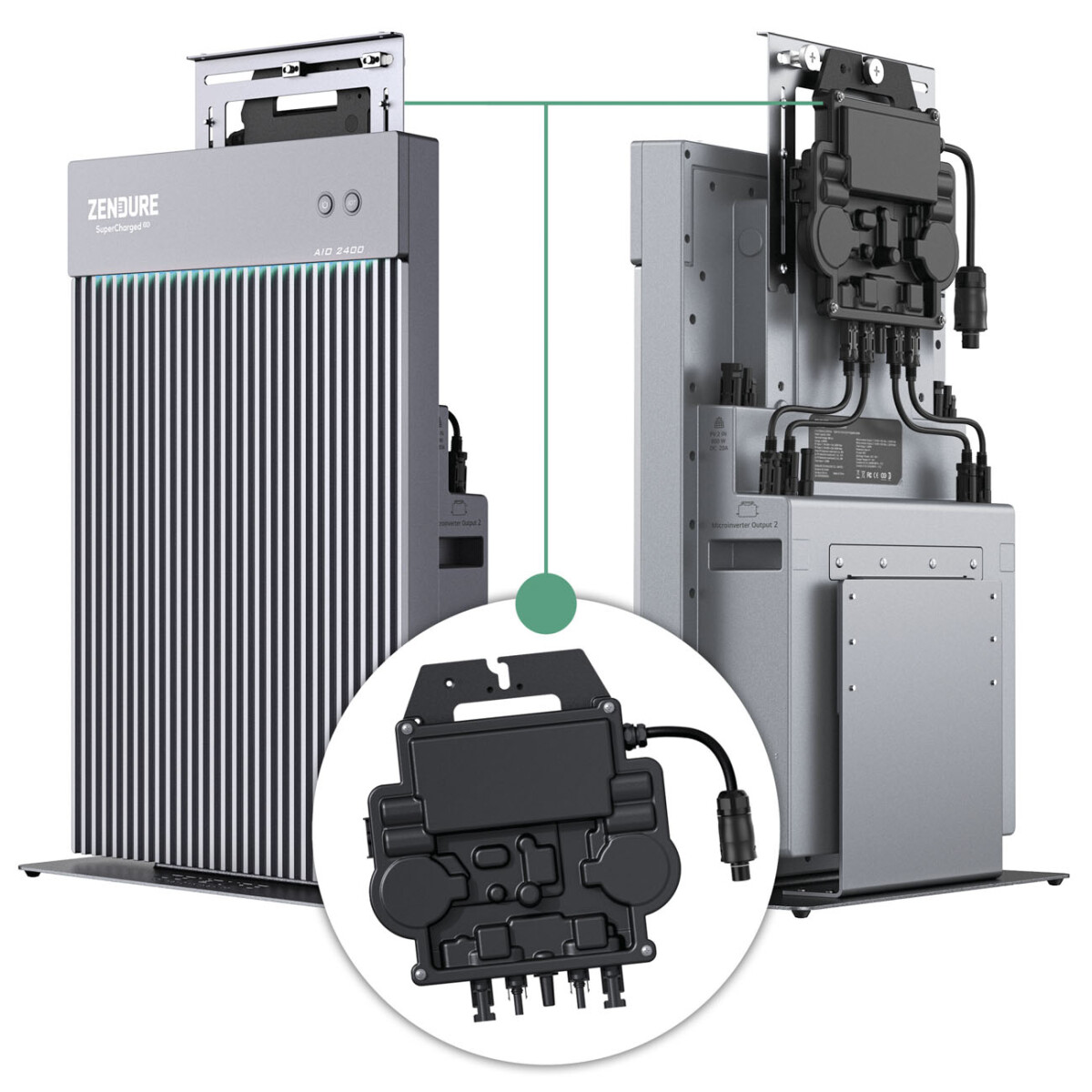 Zendure Balkonkraftwerk Speicher AiO inkl. APSystems EZ1-M mit 0% MwSt nach §12 Abs. 3 UstG