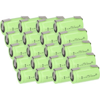 20x XCell Mono Akku Flattop Ni-MH 1,2V 9 gallery