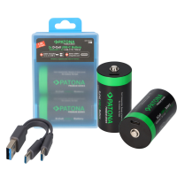 PATONA 2x LR20 Mono D Premium Akkus 6,0W productbox