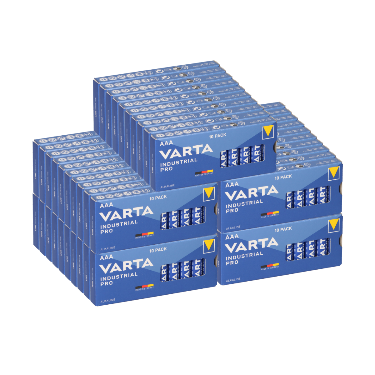 500x Batterien Micro AAA LR3 LR03 MN2400 VARTA 4003 Industrial Batterie