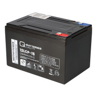 B-Ware Q-Batteries 12LCP-15 12 V 15 Ah AGM Deep-Cycle-Akku 6