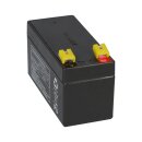 B-Ware Multipower Blei-Akku MP1,2-12 Pb 12V 1,2Ah VdS G107032, Faston 4,8