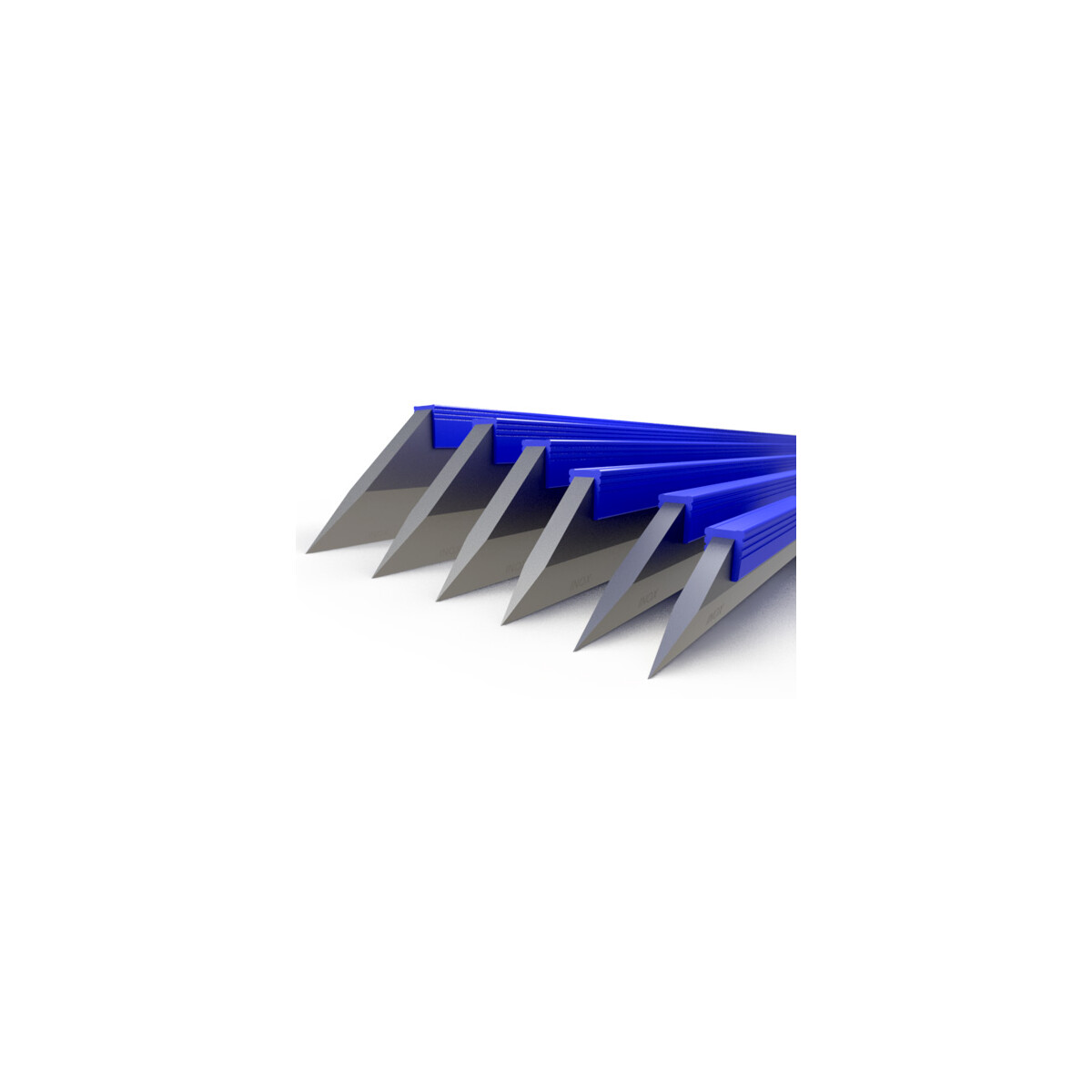 Benedict Präzisions-Haarlineal 750 mm Stahl brüniert – DIN 874 Blatt 2, Etui