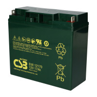 B-Ware CSB EVX12170 Deep-Cycle AGM Bleiakku 12V 17Ah M5-Flac