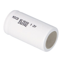 Mexcel Akku Sub-C 1,2V 1500mAh NS1500SCH Hochtemperatur &nda