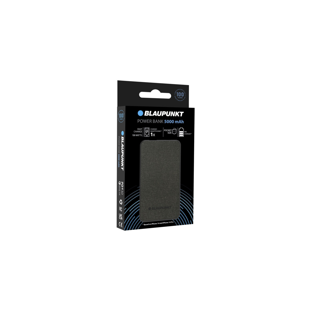Blaupunkt Powerbank 105PB/1VH 5000 mAh / 2,4A / 12W
