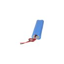 12V Akku Notleuchte 1500mAh NiCd Hochtemperatur 2x5 Reihe 30cm Kabel