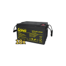 18x USV Akku WPL65-12AN 12V 65Ah