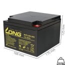 18x USV Akku WPL26-12N 12V 26Ah