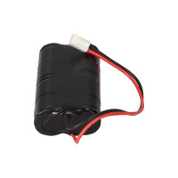 Notleuchten-Akku 4,8V 2000mAh NiCd L2x2 Sub-C mit 200mm Kabe