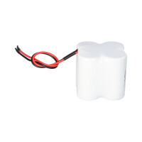 Notleuchten-Akku 4,8V 4500mAh NiCd F2x2 4