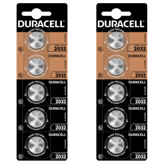 Duracell Knopfzelle CR2032 5er Blister 3 Volt - 10 Jahre