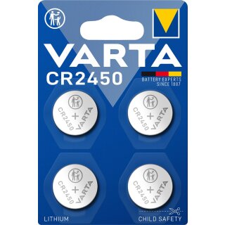 Varta Knopfzelle Lithium Knopfzelle CR2450 2er Blister