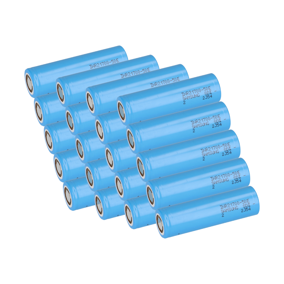 20x Samsung INR21700-50E 3,6V 5000mAh 10A Li-Ion-Akku