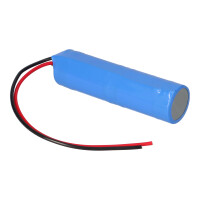 Notleuchten-Akku 2,4V 4,5Ah NiCd L1x2 D-Zellen mit Kabel 6
