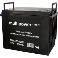 Multipower Blei-Akku MPL150-12SI Pb Batterie 