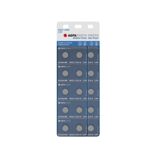 20x AGFAPHOTO Batterie Alkaline LR44 V13GA 1,5V im 10er Blister