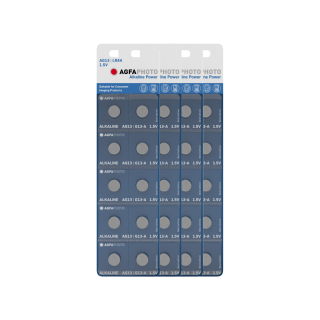 40x AGFAPHOTO Batterie Alkaline LR44 V13GA 1,5V im 10er Blister