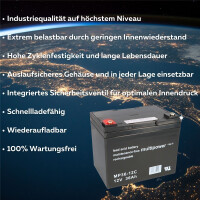 Multipower MP36-12C AGM Akku 12V 36Ah – passend f&uuml