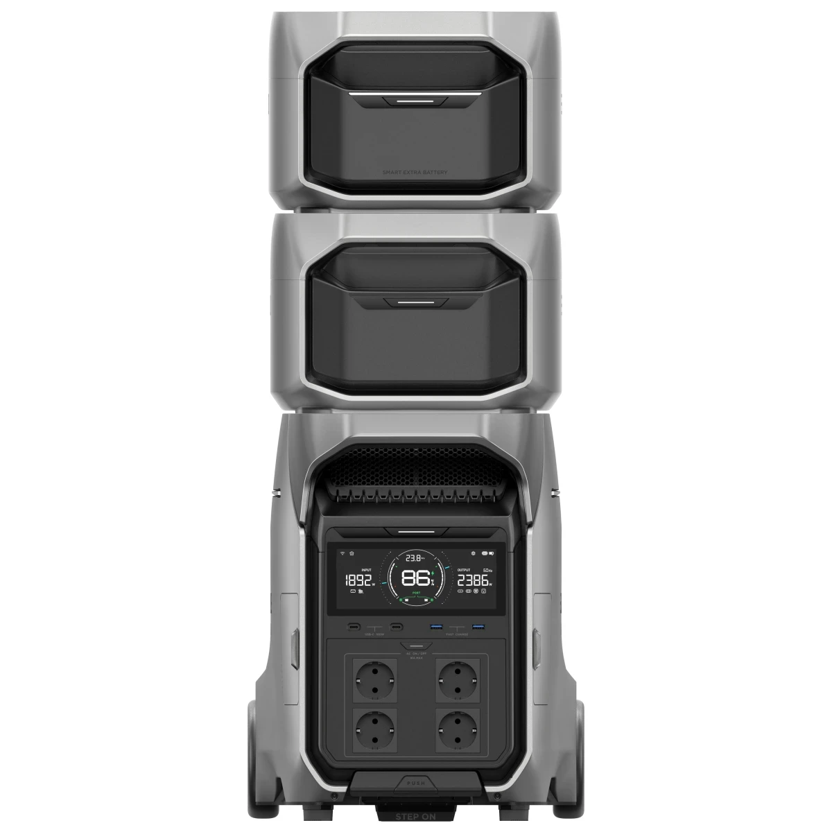 EcoFlow DELTA PRO 3 Powerstation mit DELTA PRO 3 Extra Batterie 2x mit 0% MwSt nach §12 Abs. 3 UstG