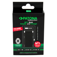 PATONA Premium Multi Kamera-Akkuladeger& productbox
