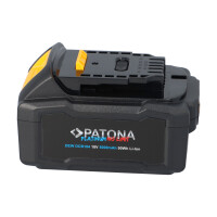 PATONA 18V Akku DCB184 5000mAh für Dewalt XR-Serie mit 
