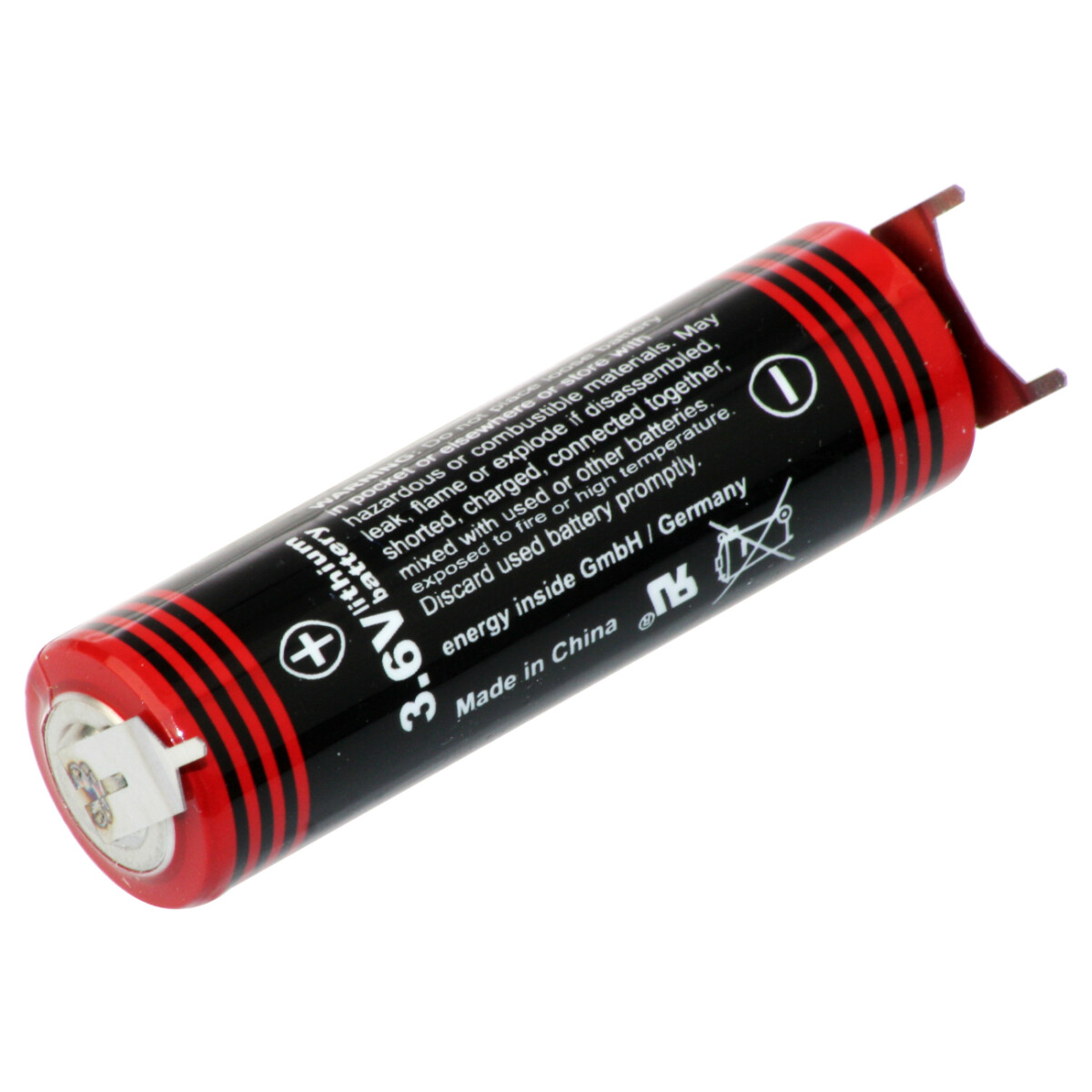 Kraftmax ER14505 AA Batterie 3,6V 2,7Ah Lithium PIN +/--